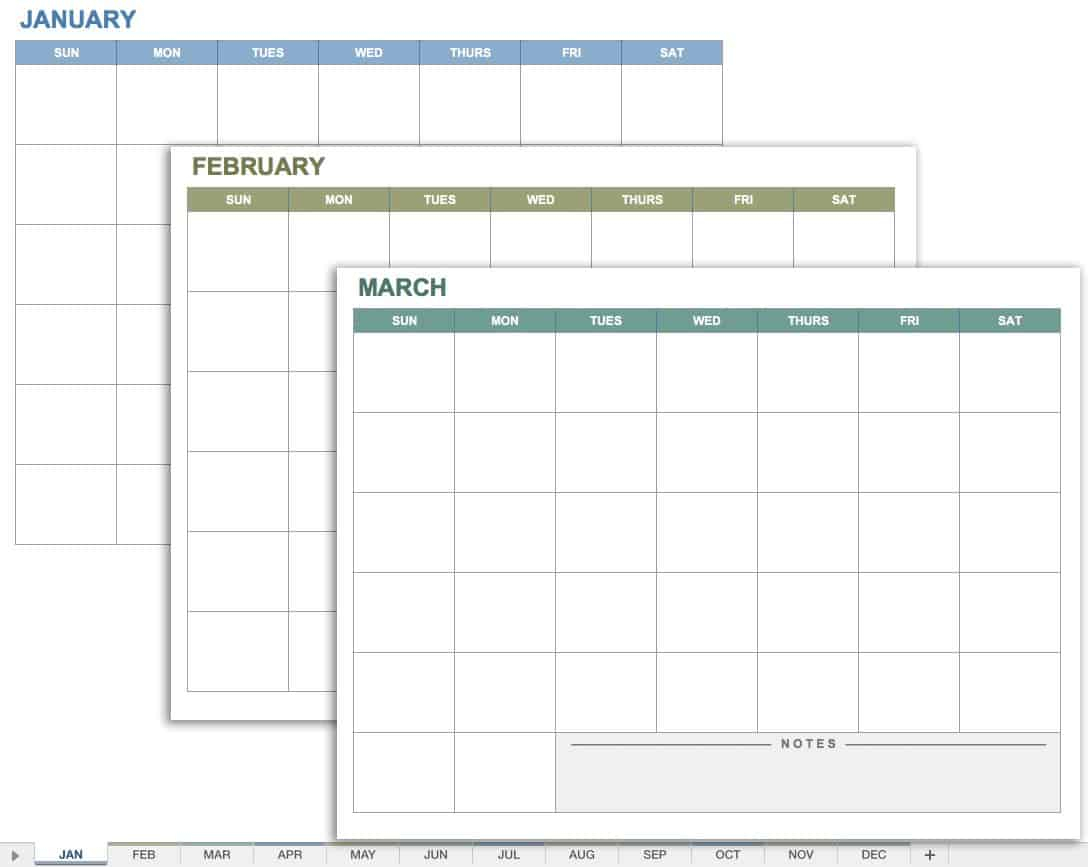 003 Template Ideas Blank Monthly Calendar Pdf Unusual 2020