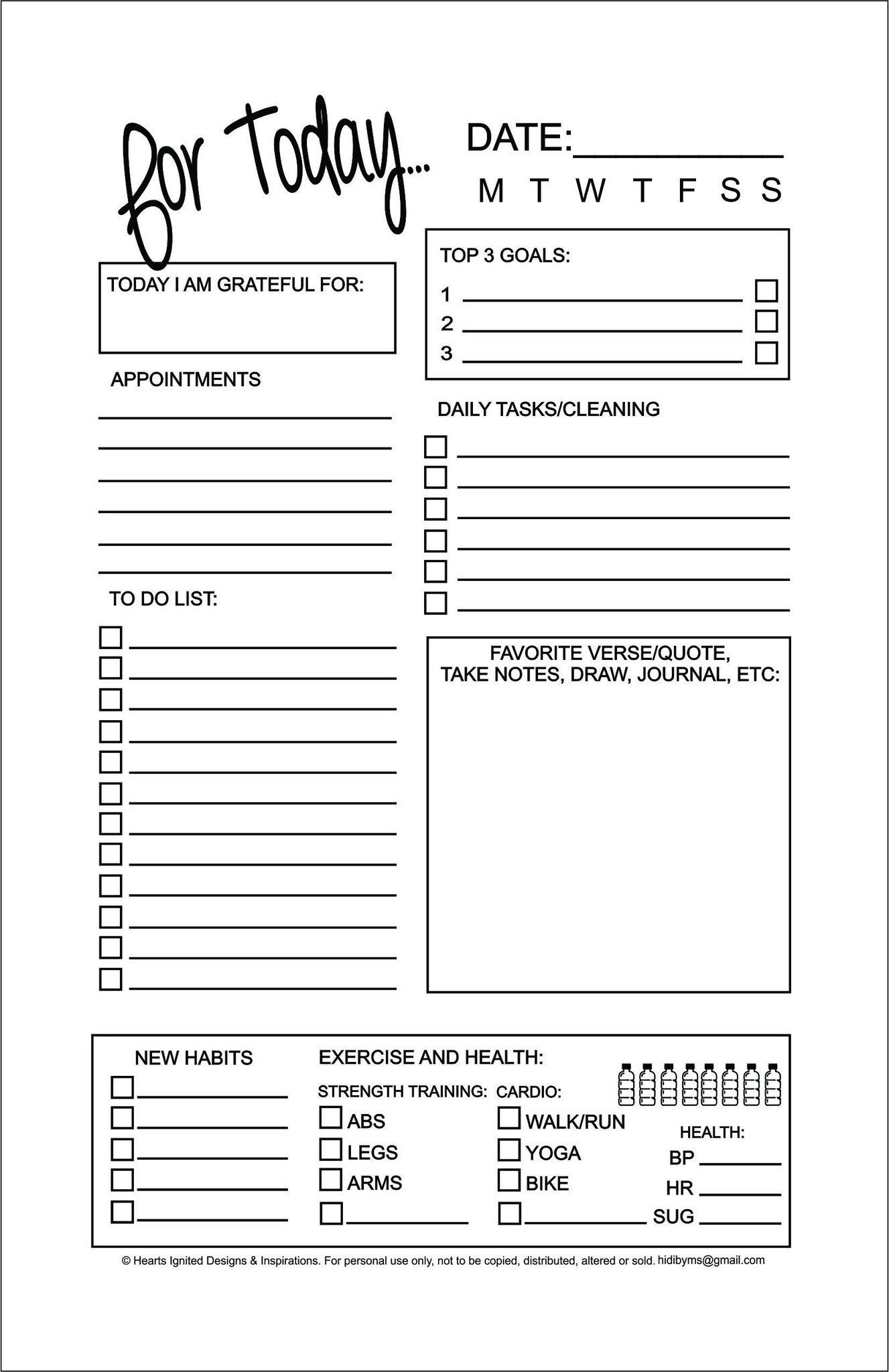 Take Printable Daily Planner Sheets Calendar Printables Free Blank