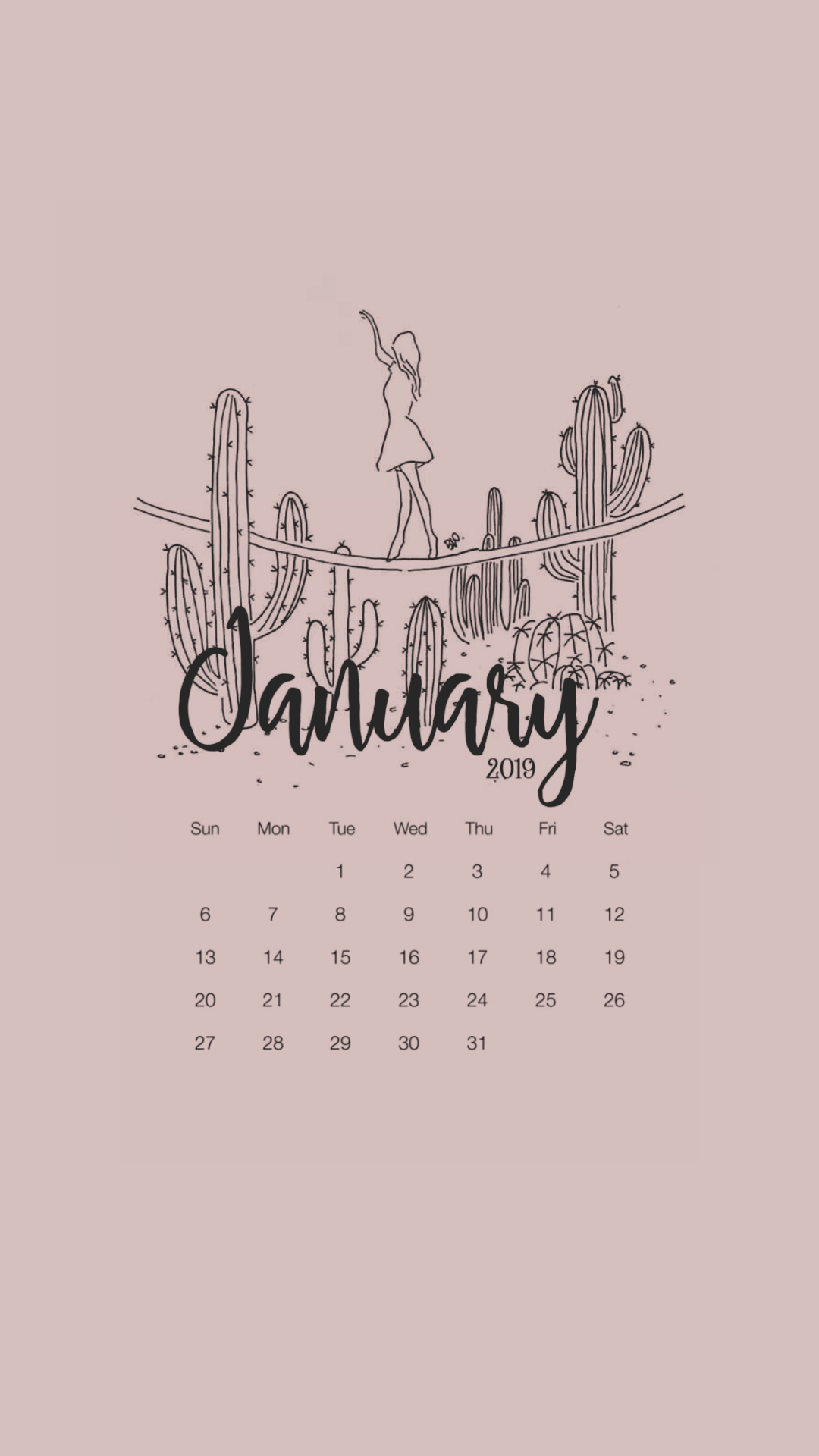 2019 Calendar Printable | Tumblr