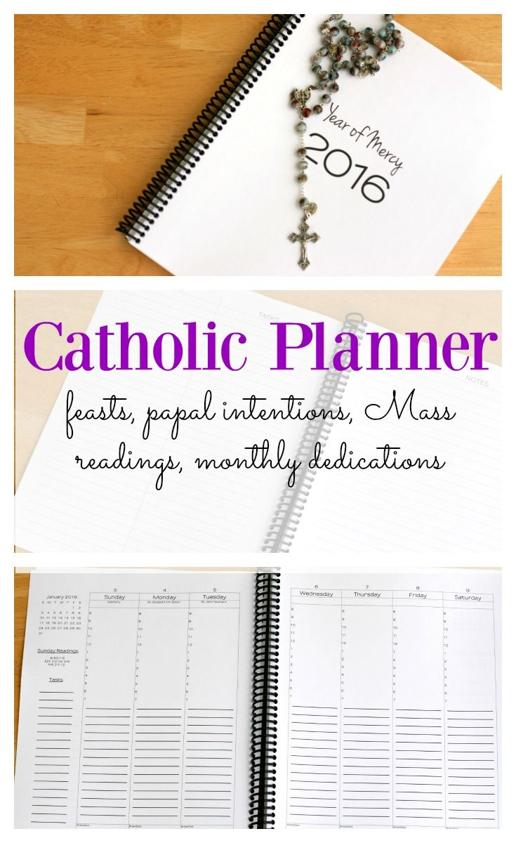 2020 Catholic Planner: Catholic Liturgical Calendar