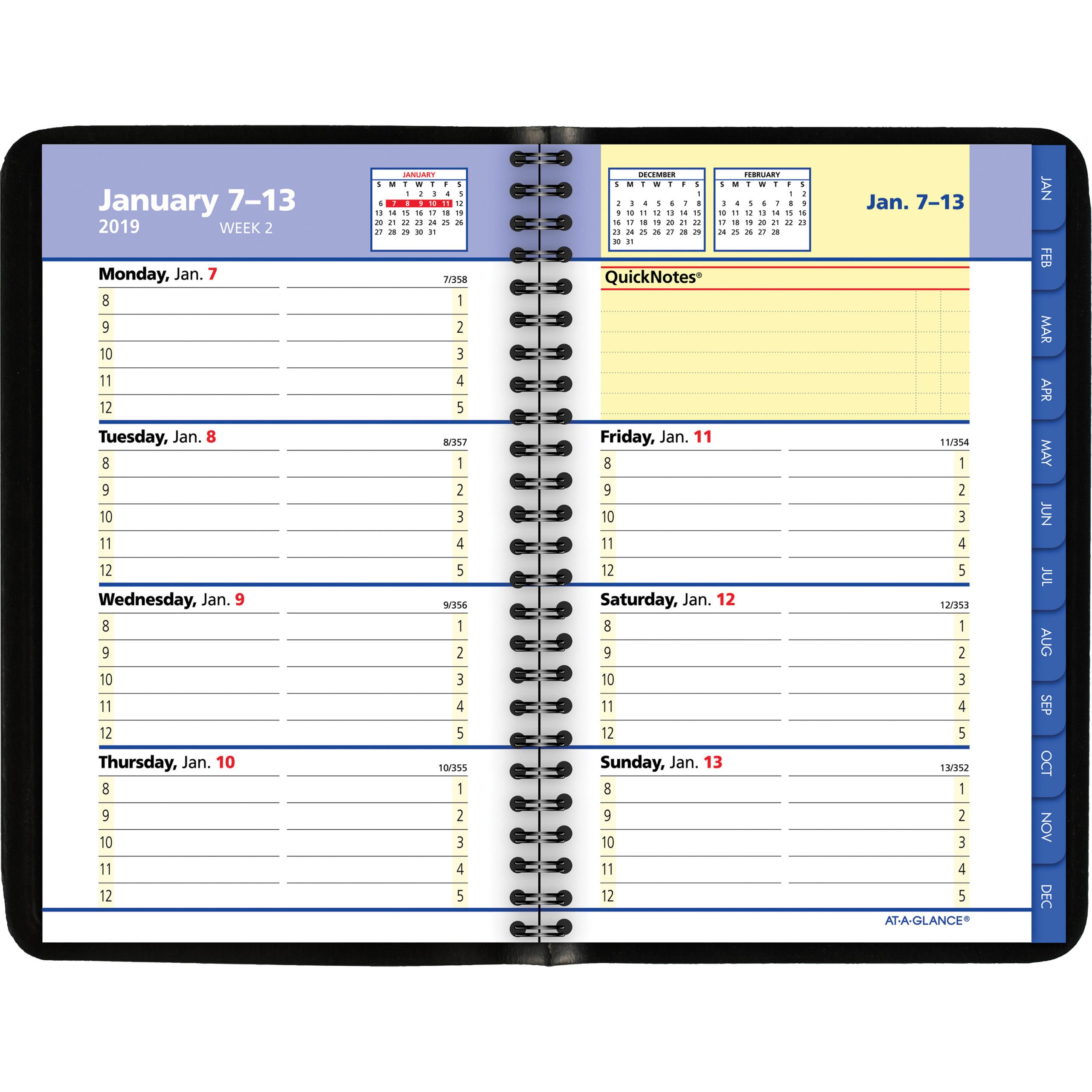 At-A-Glance Quicknotes Weekly/monthly Appointment Book