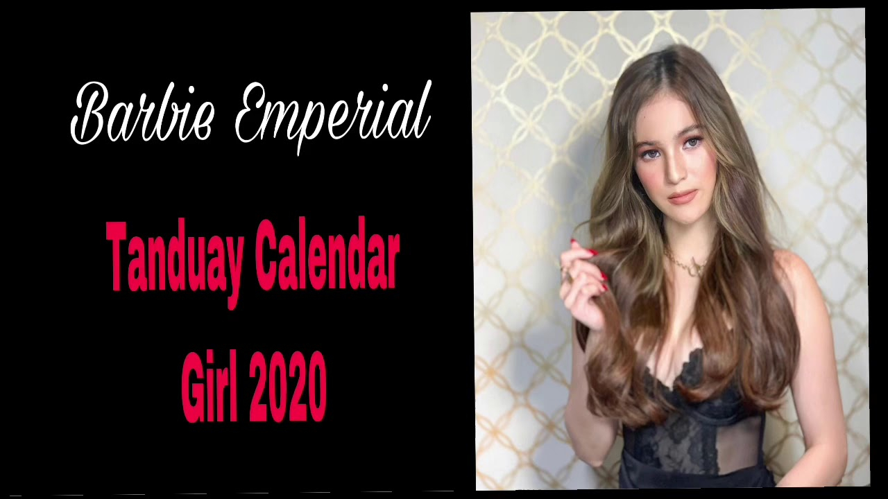 Barbie Emperial Tanduay Calendar Girl 2020