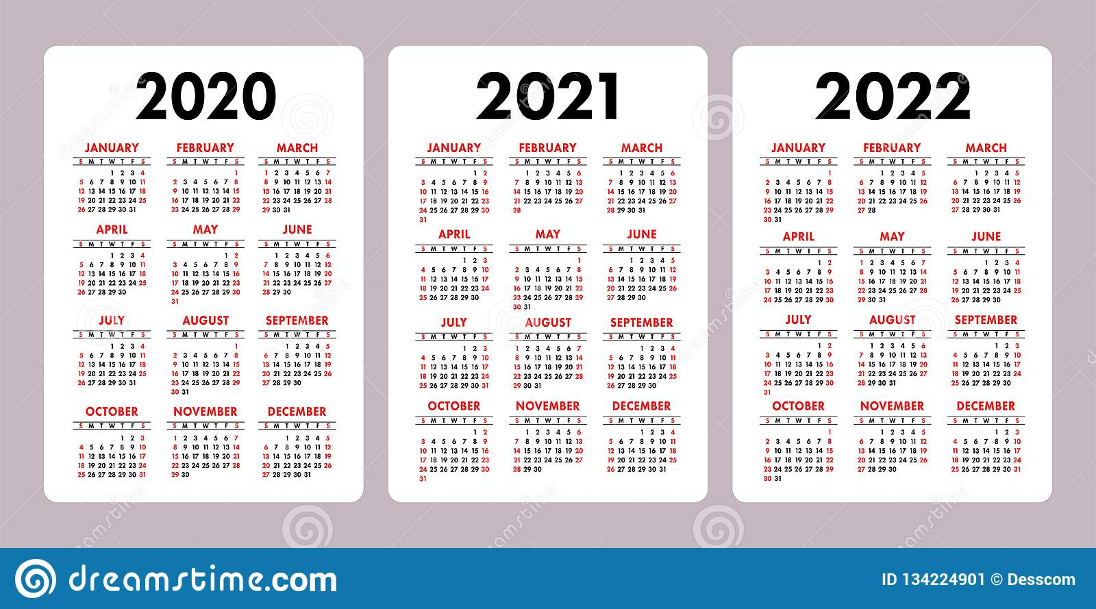 Collect Free Printable Calendar 20202022 Calendar