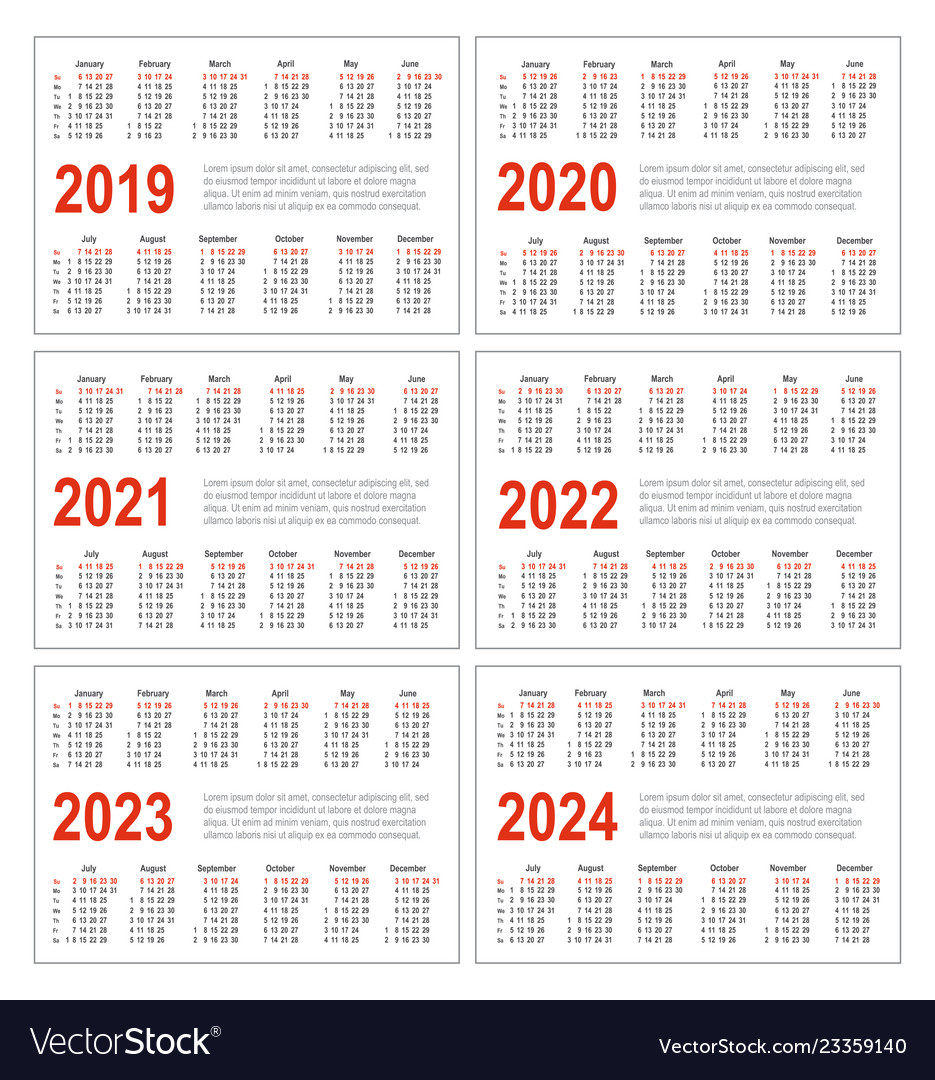 Collect Three Year Calendar 2020 2021 2022 | Calendar Printables Free Blank