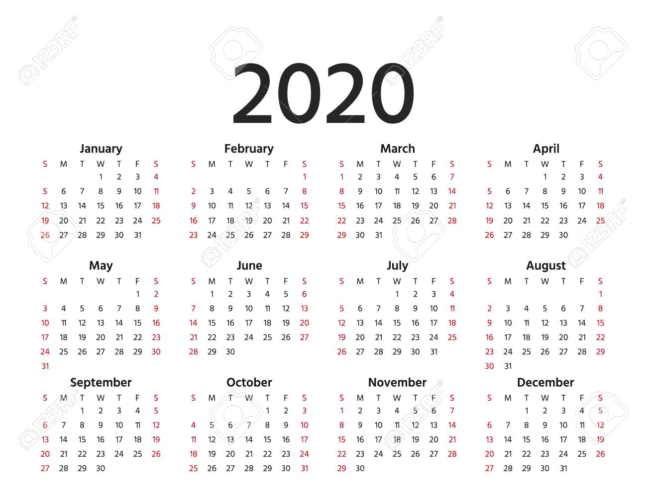 Календарь 2020 Года - Bagno.site