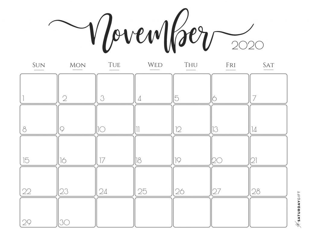 Elegant 2020 Calendar {Free Printables} | Calendar, Free
