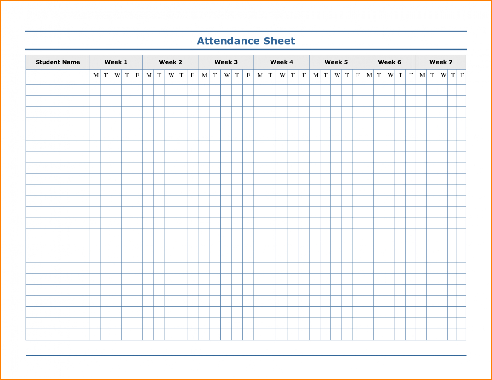 Employee Attendance Sheet Pdf - Togo.wpart.co