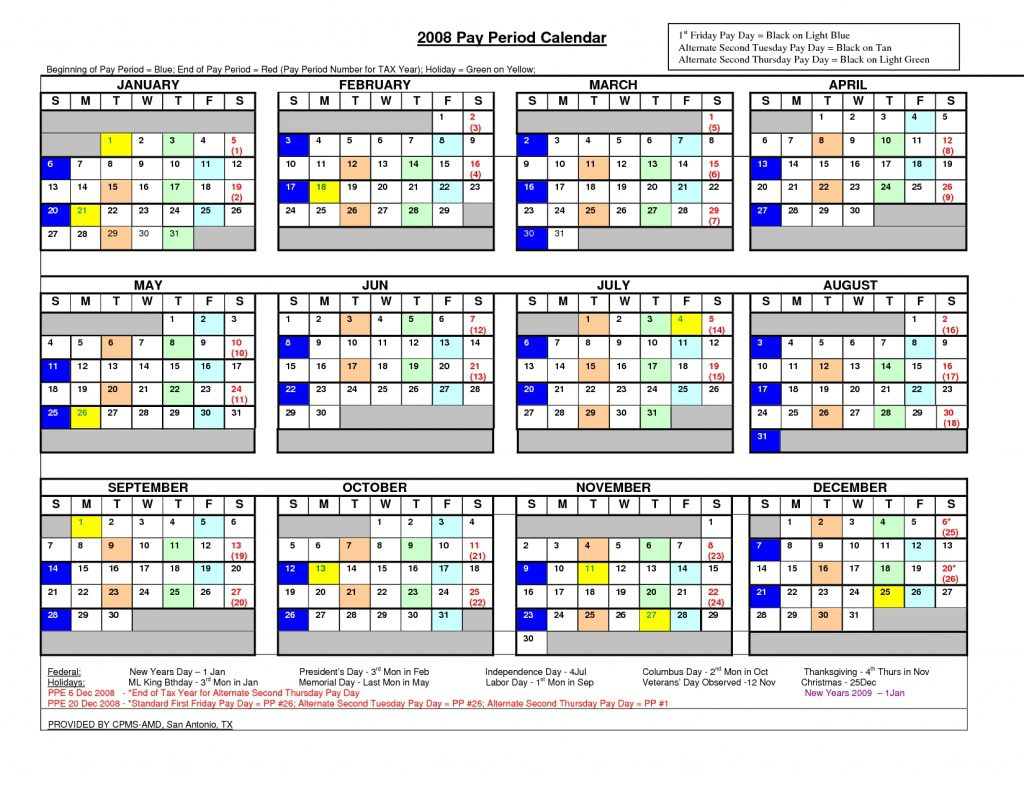 Federal Payday Calendar | Printable Calendar Templates 2018