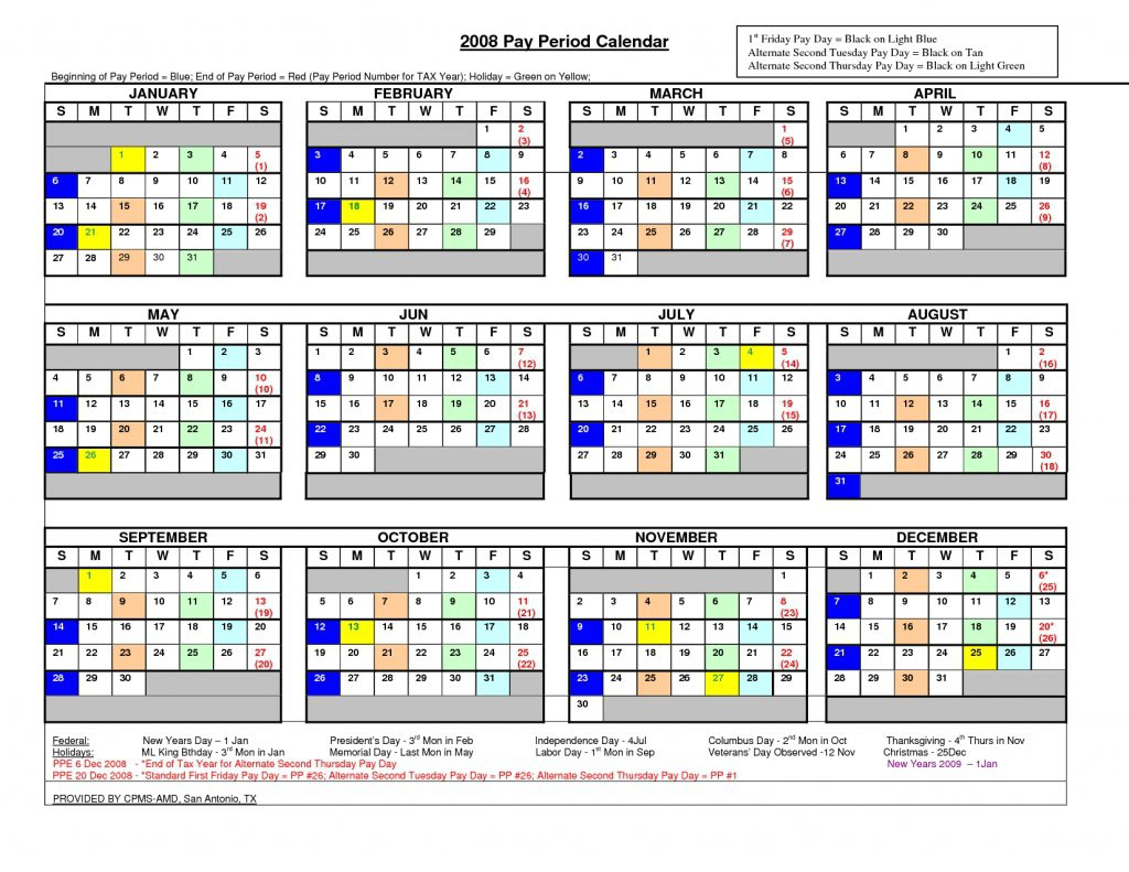 Collect Federal Pay Period Calendar 2020 Printable Calendar 