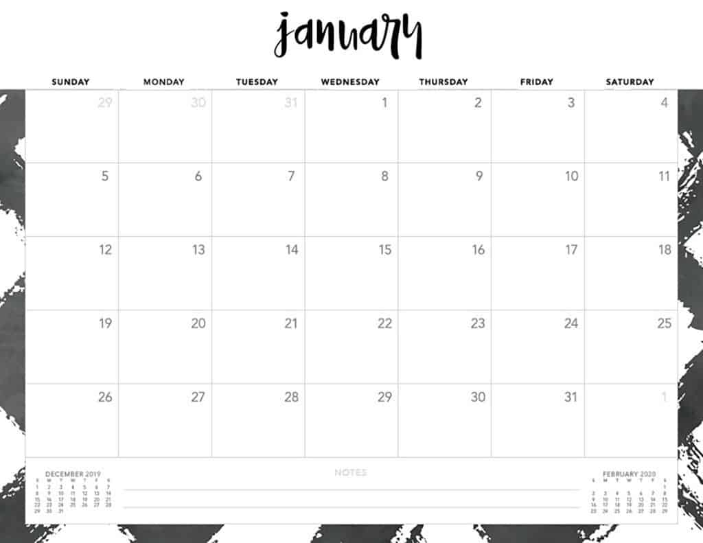 Free 2020 Printable Calendars - 51 Designs To Choose From!