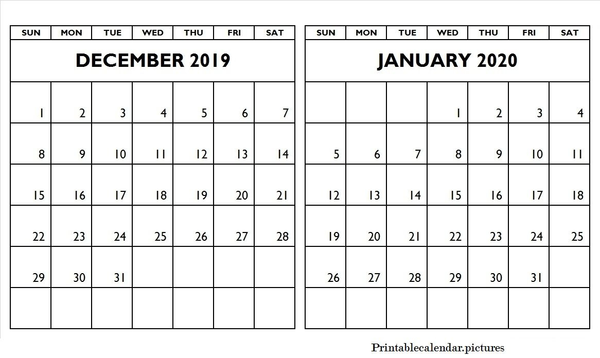 Free December 2019 January 2020 Calendar | Calendar March