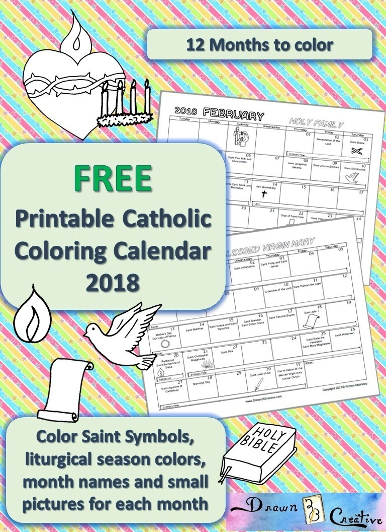 Free Printable Catholic Liturgical Calendar | Example