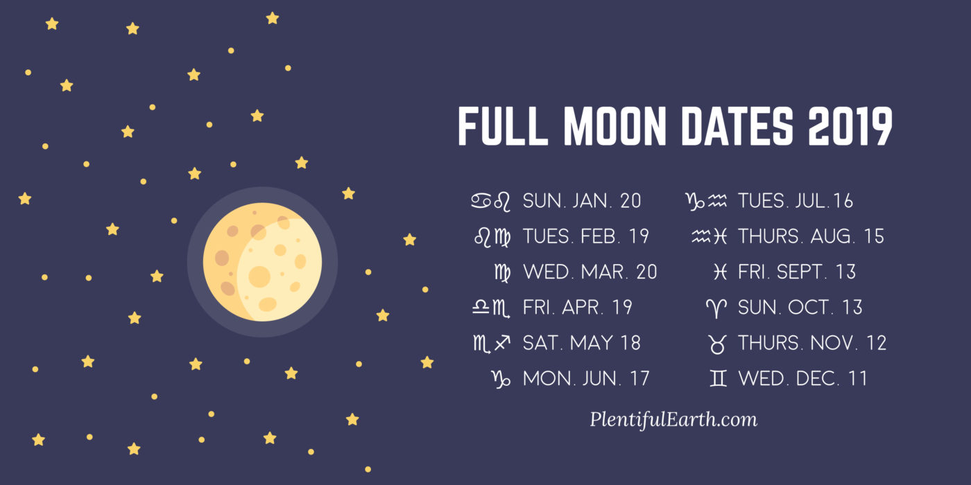 Full Moon Dates 2020 » Plentiful Earth