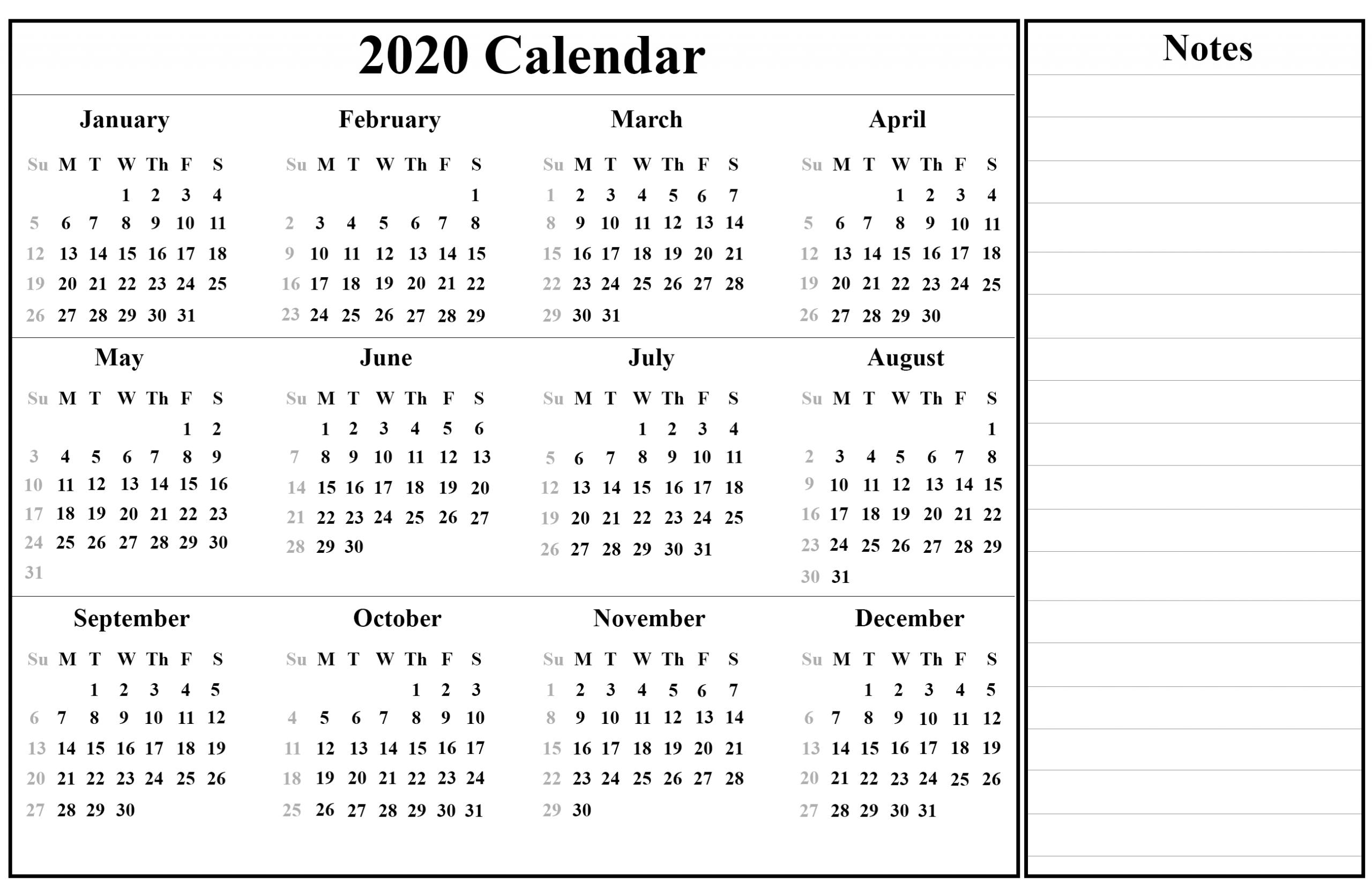 Indonesia Calendar 2020 Printable | Printable July Calendar