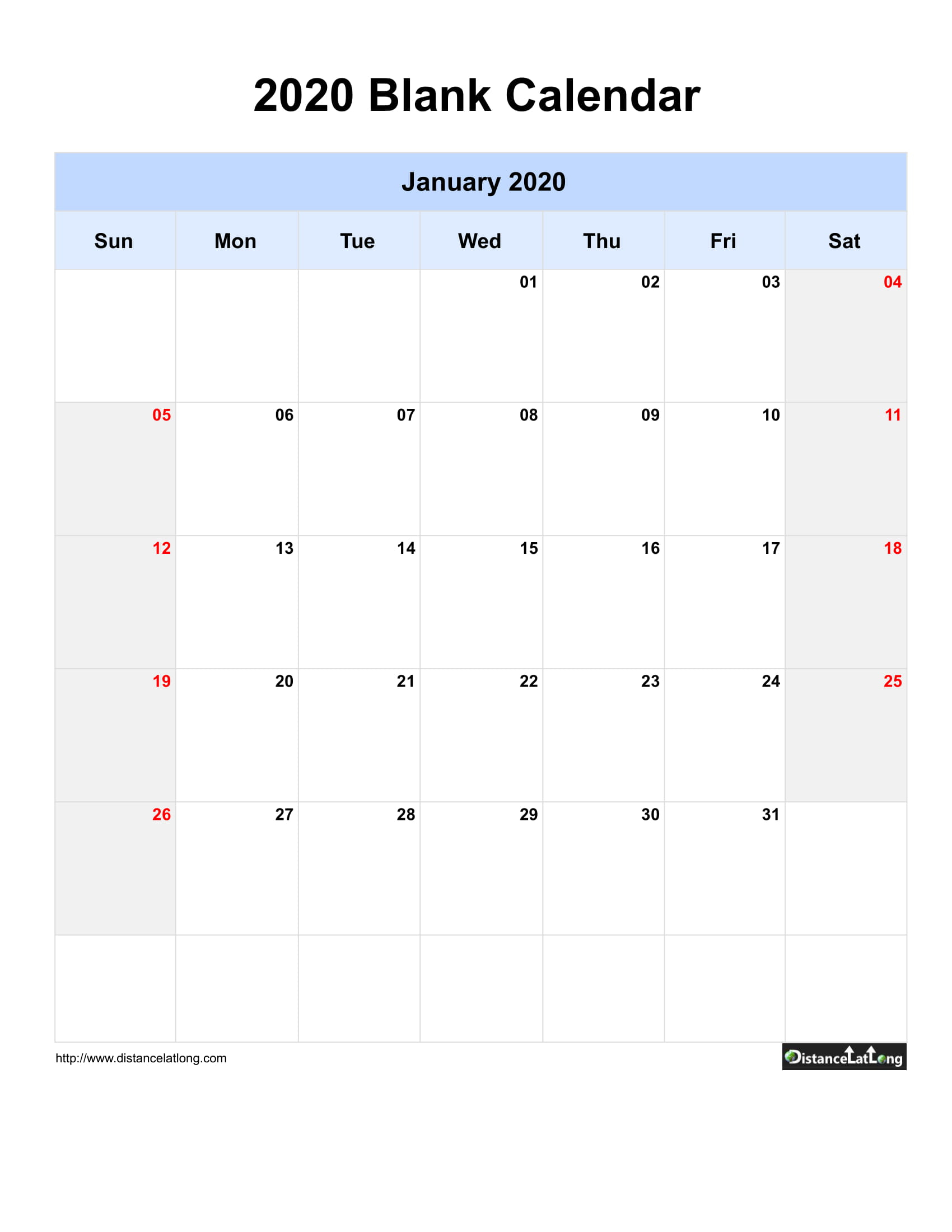 January Calendars For Pdf, Words And Jpg Formats