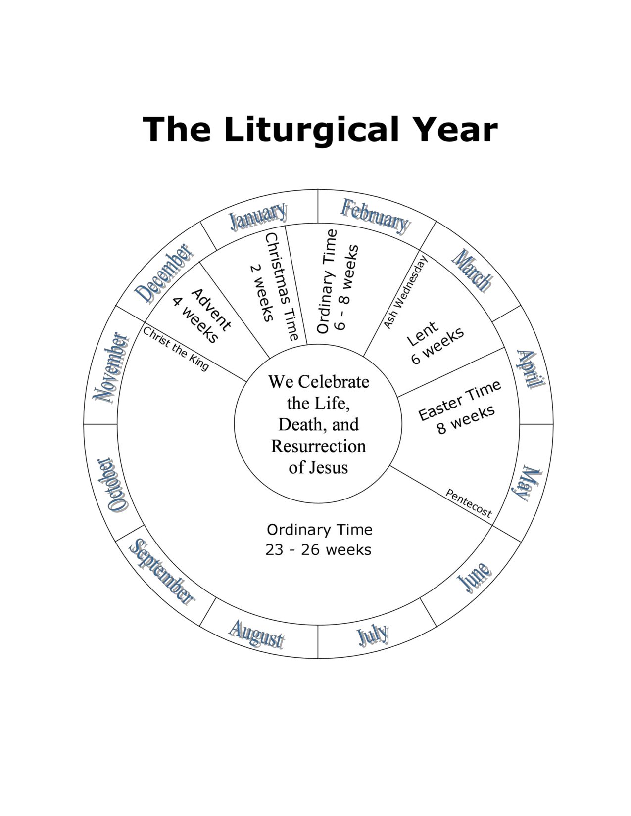 Liturgical Calendar Clipart