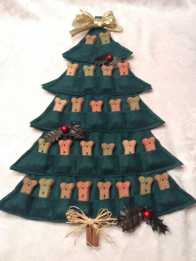 Puppy Treat Tree--Advent Calendar | Christmas Dog, Puppy