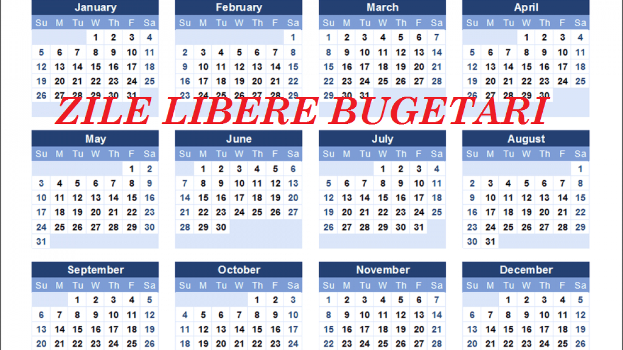 Calendar 2025 Zile Libere Legale Abbi Linell