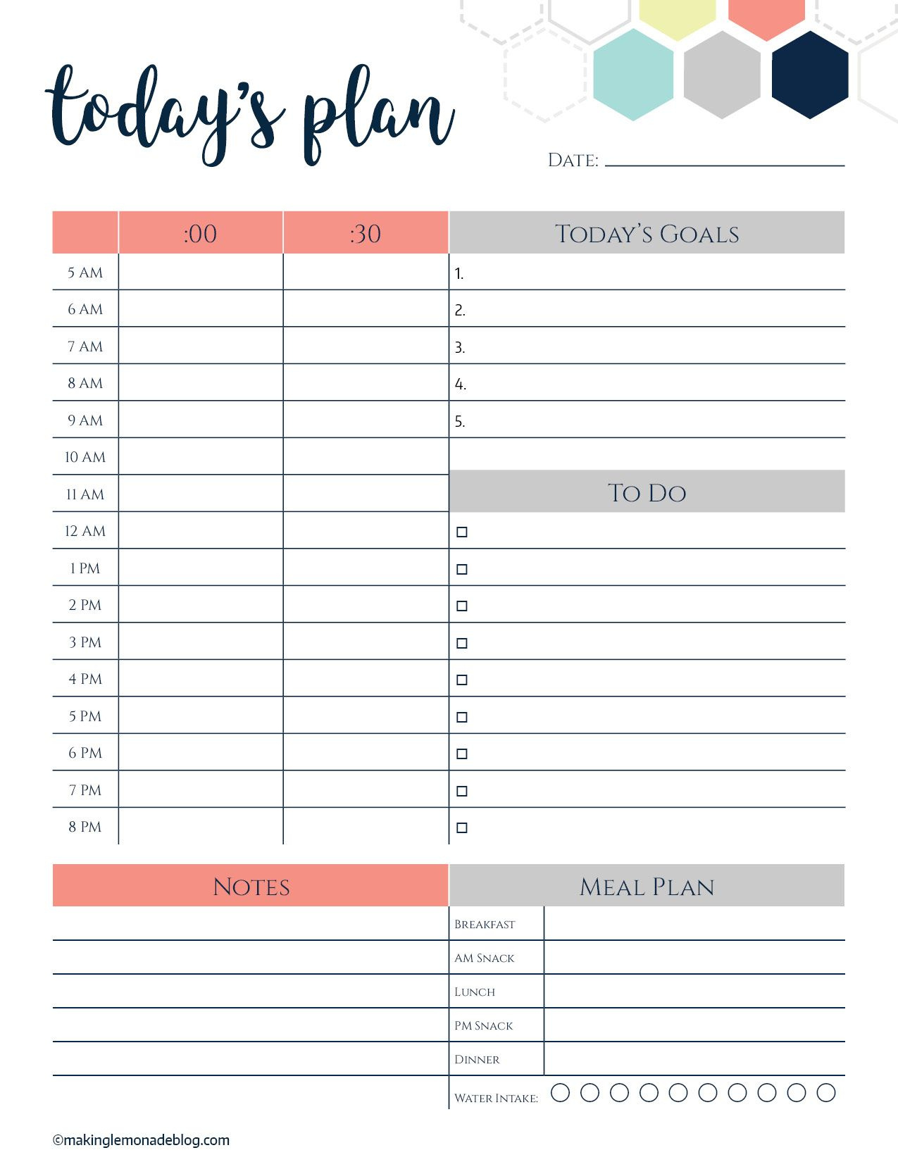 This Free Printable Daily Planner Changes Everything