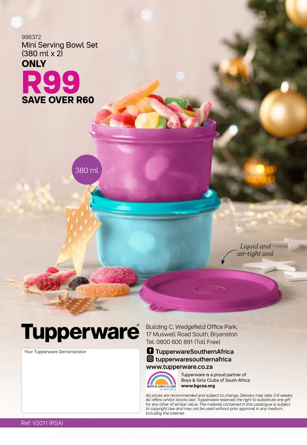 Tupperware Specials 4 December, 2019 - 7 January, 2020