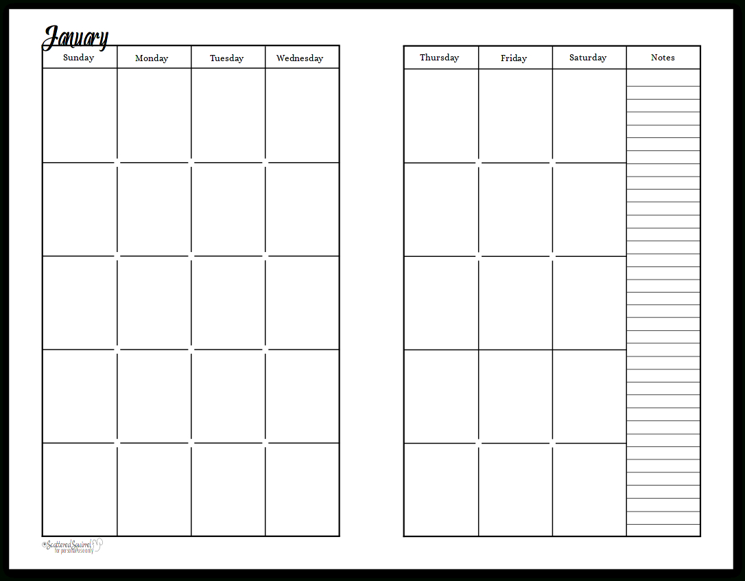 Get Half Page Free Printable Calender Calendar Printables Free Blank