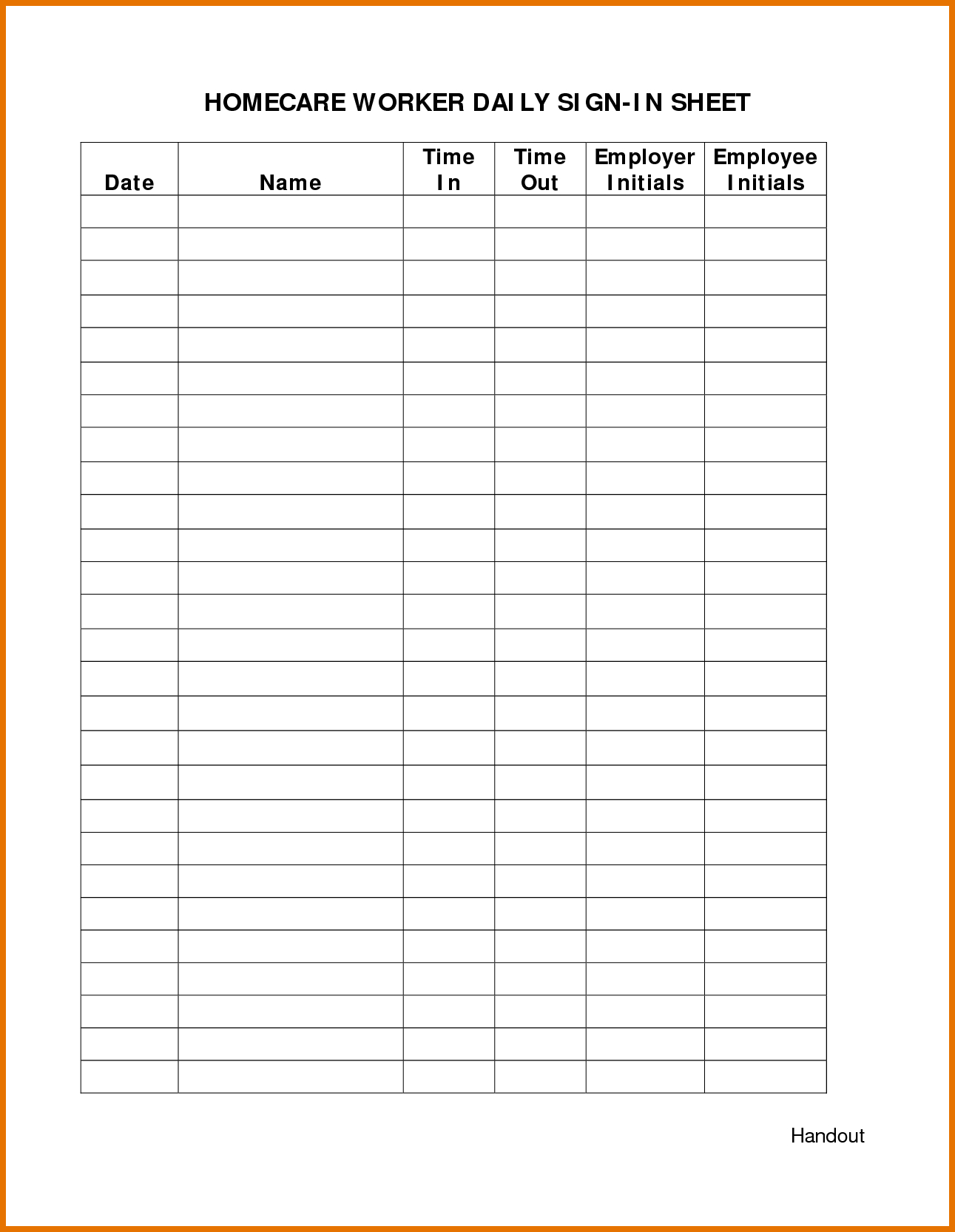 Unique Attendance Tracker Template #exceltemplate #xls