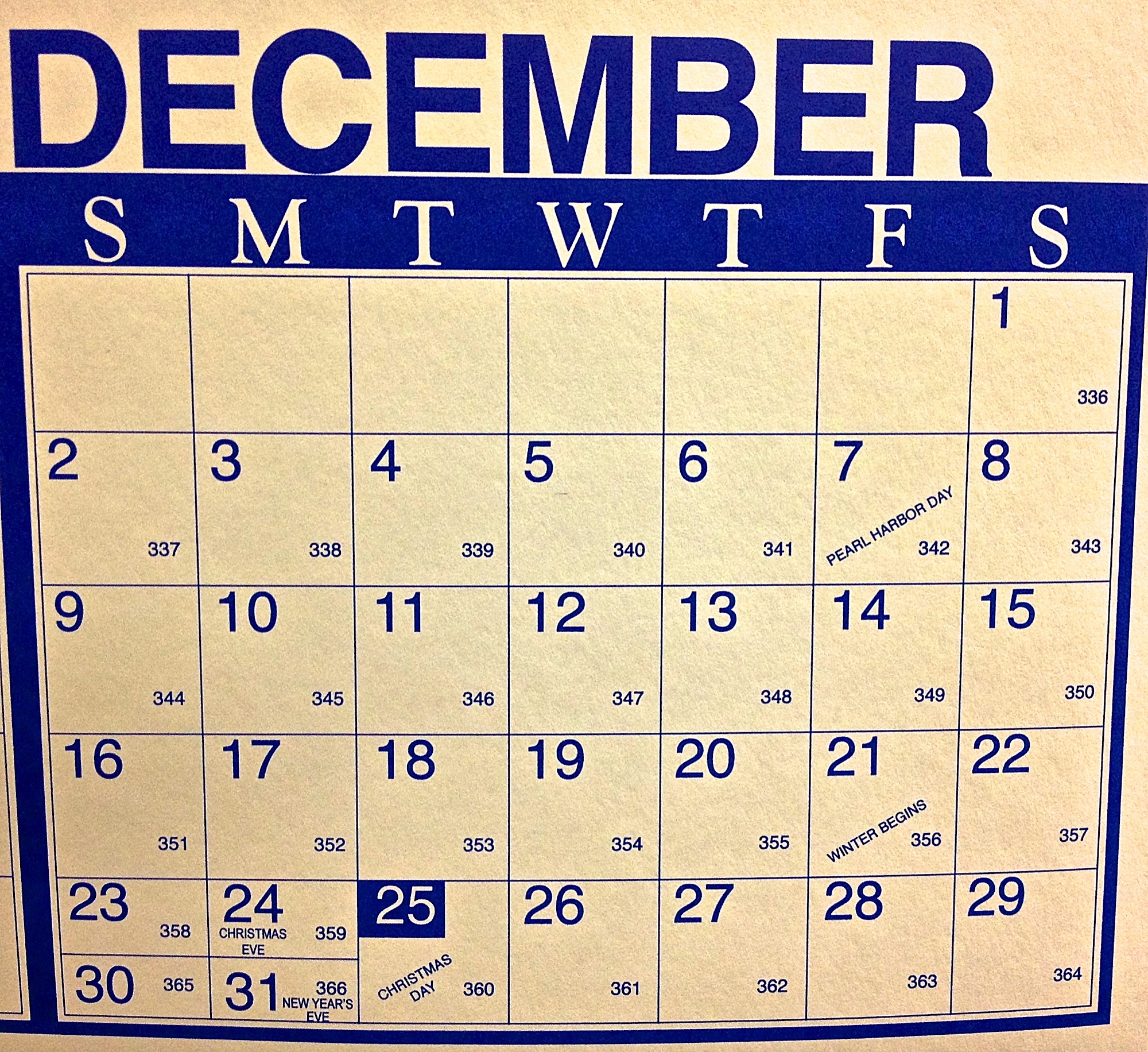 Pick December Calander With Julian Dates Calendar Printables Free Blank