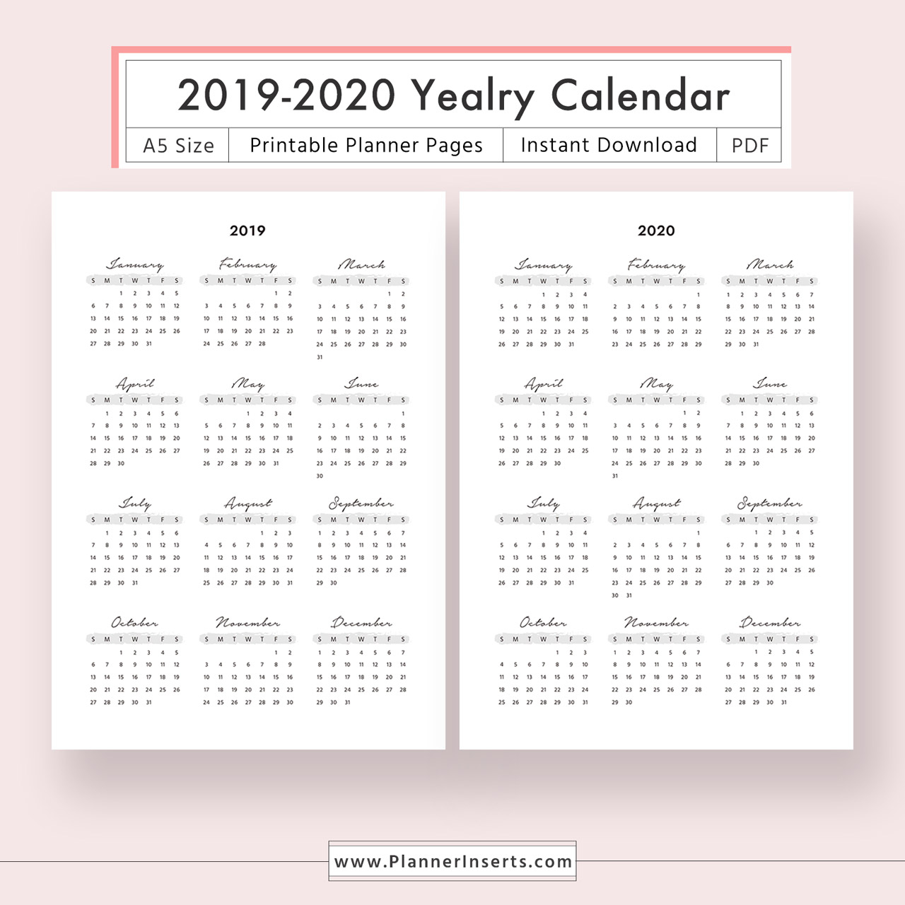 Year At A Glance 2020 - Togo.wpart.co