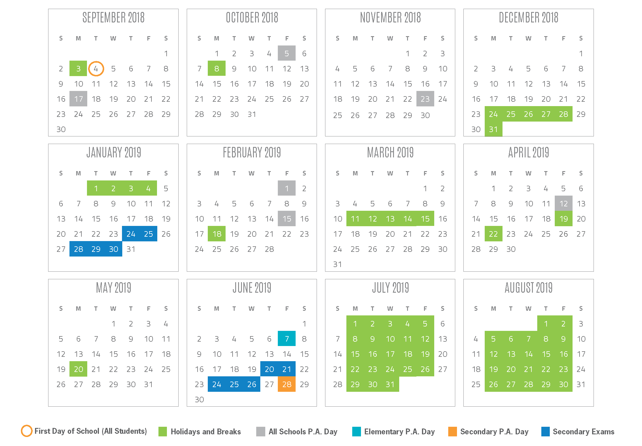 Yrdsb 2020 Calendar | Calendar Template Printable