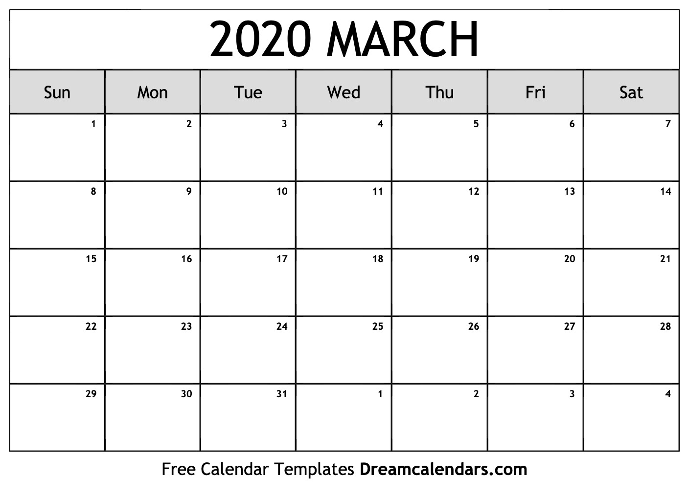 Calendar March To July 2020 | Printable Calendar 2020