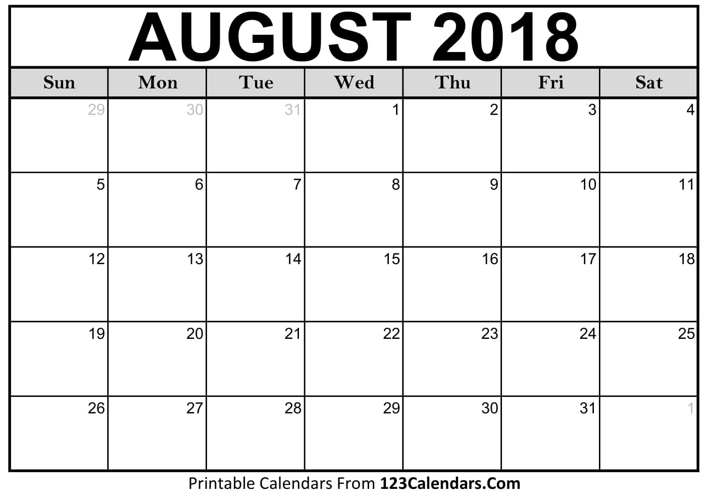 2018 Calendar Of Healthcare Recognition Days – Template