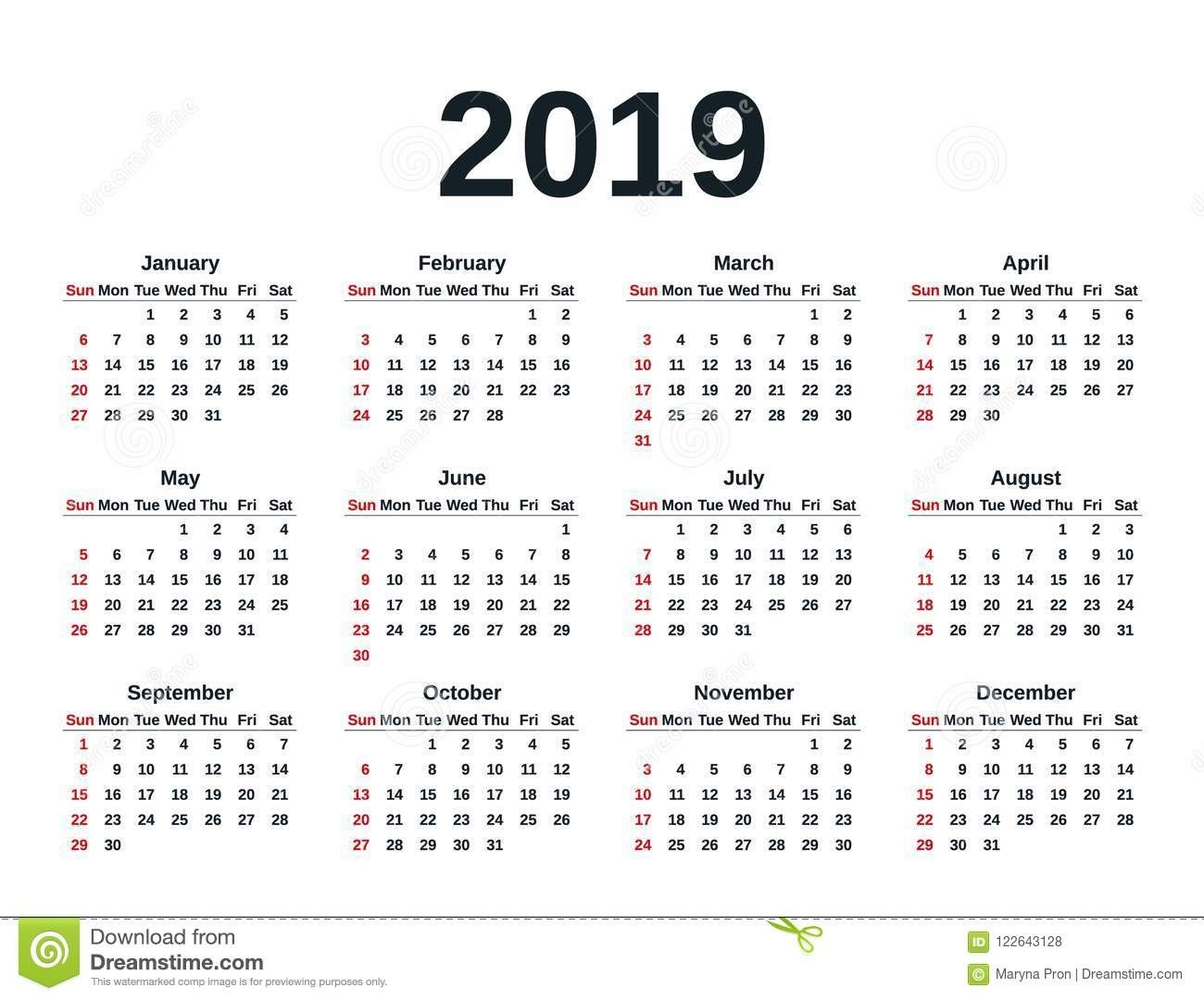 2019 July And August Calander – Template Calendar Design