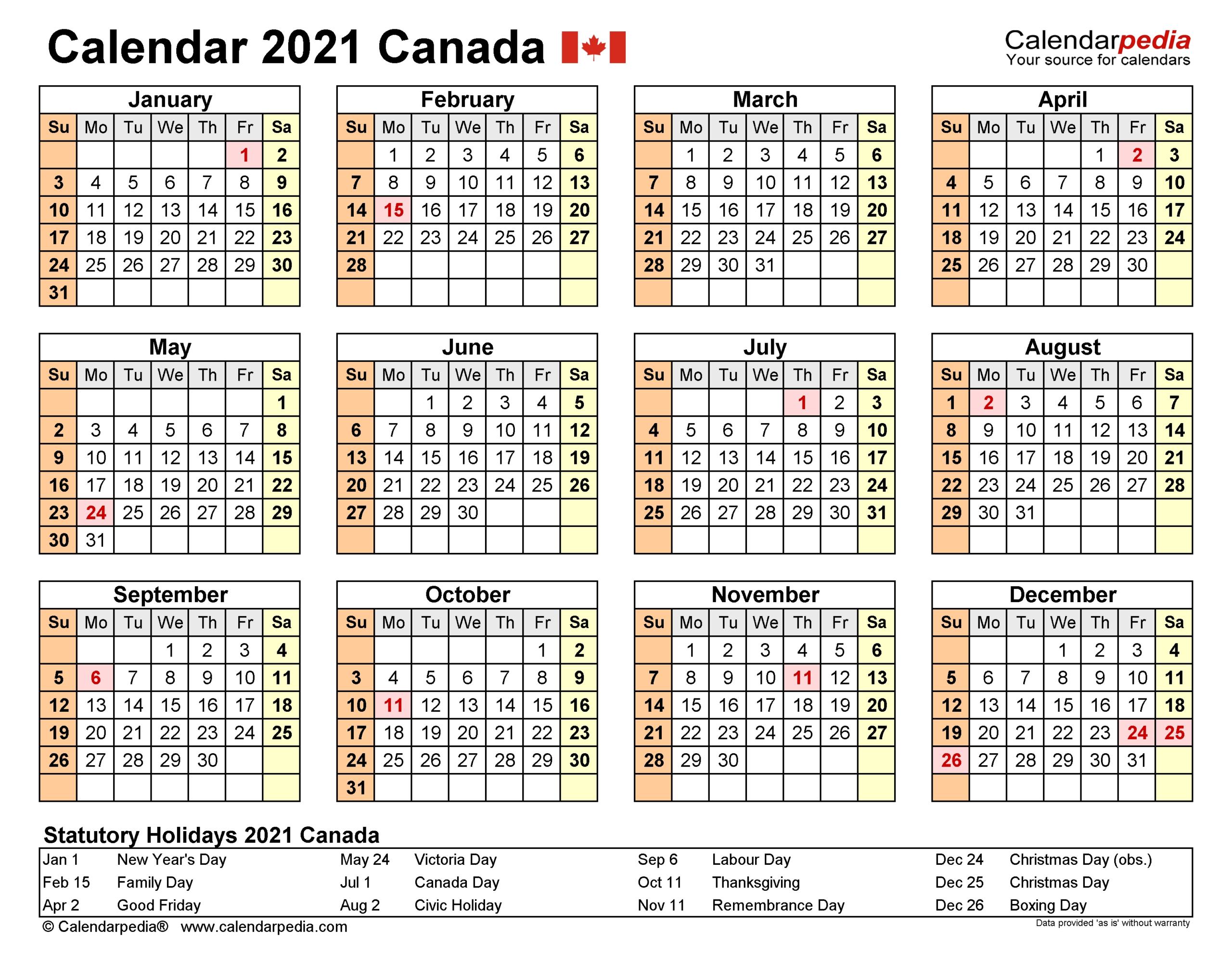 2021 Financial Year Calendar – Template Calendar Design