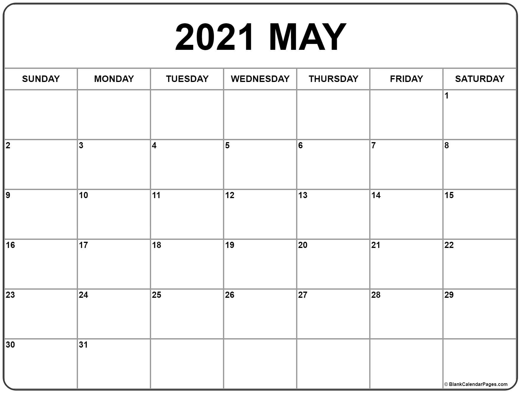 2021 Free Printable Calendars Without Downloading