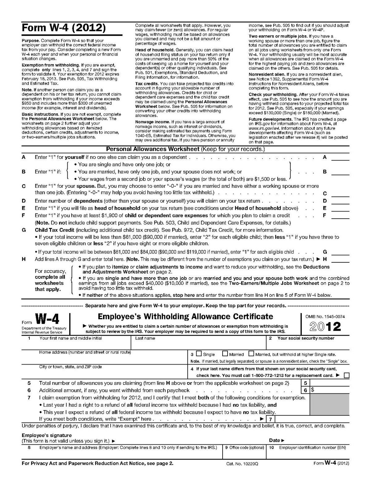 Blank W-9 Form 2020 | Calendar Template Printable