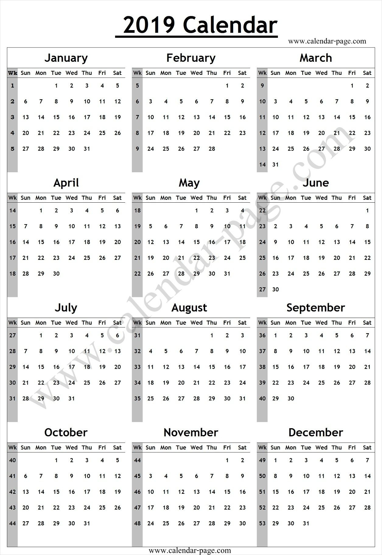 Calendar Week Number Today | Ten Free Printable Calendar