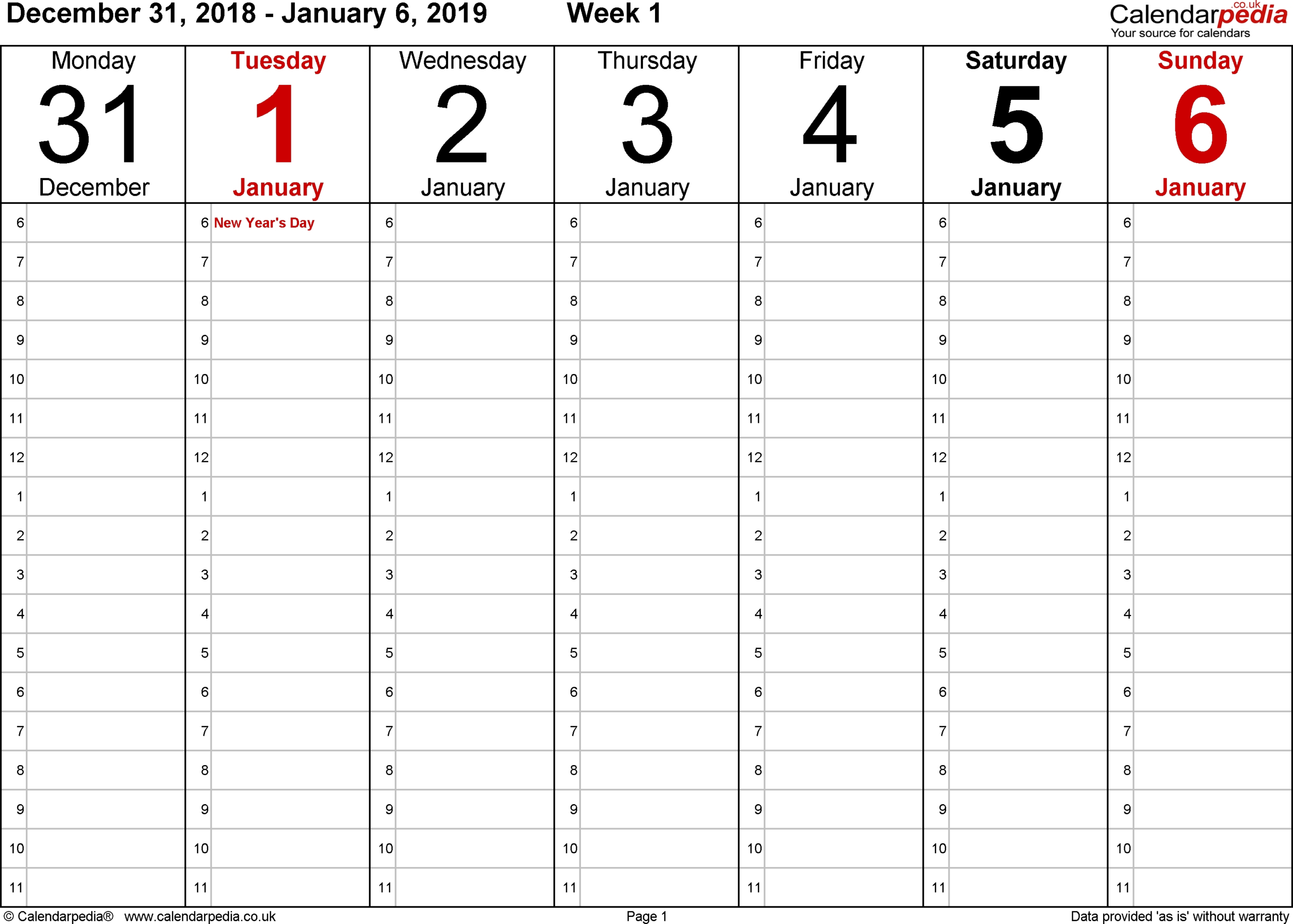 Calendar Week Of The Year | Ten Free Printable Calendar