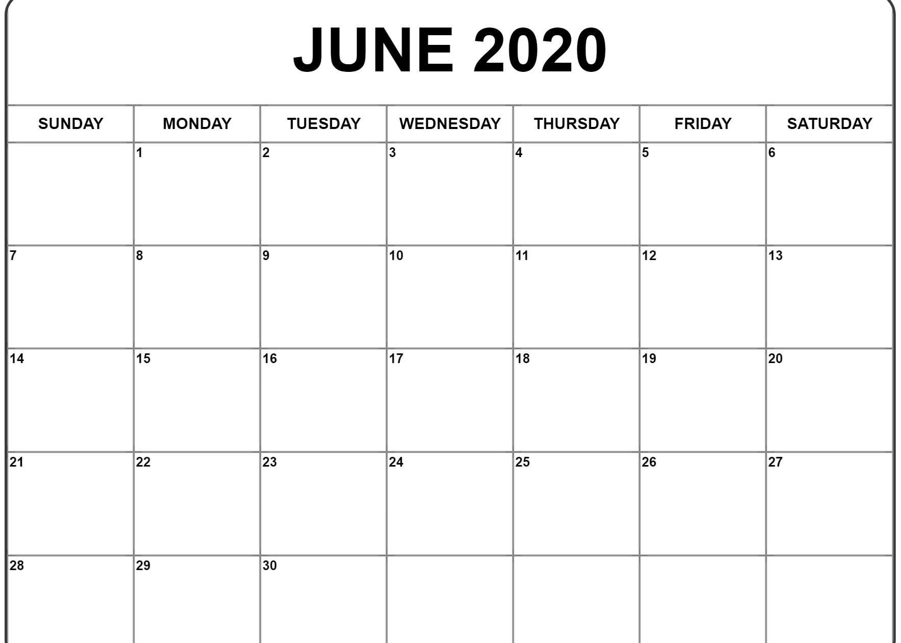 Calendar Word 2020 Microsoft Word Monthly | Example