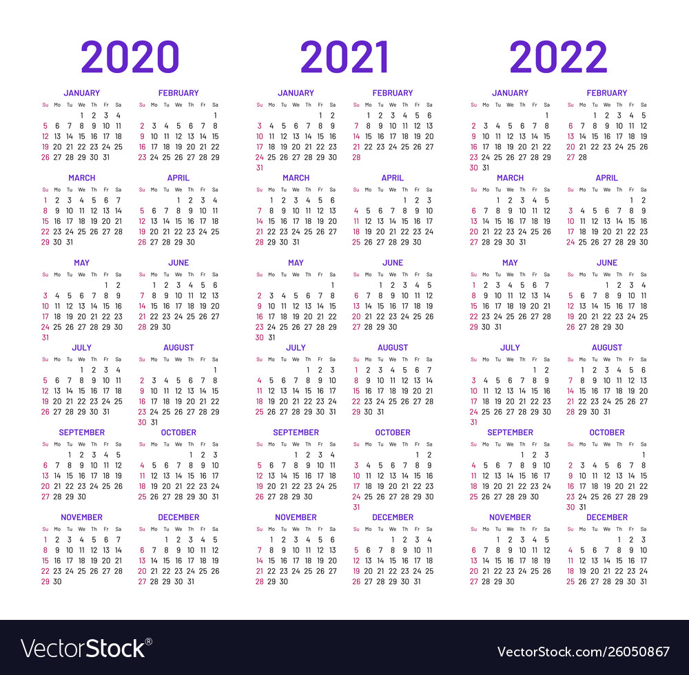 Collect 2 Year Pocket Calendar 2020 2021 | Calendar