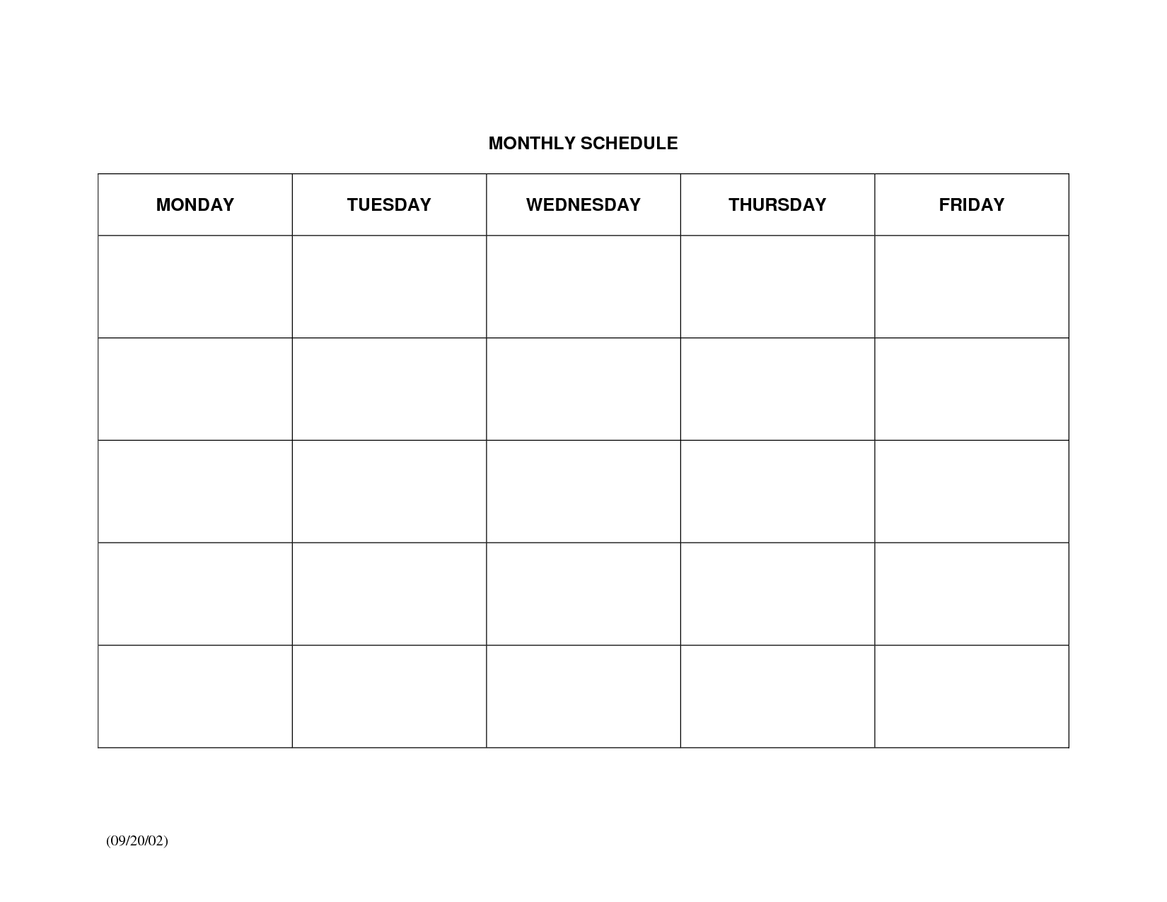 Collect Large Blank Monthly Calendar To Fill In ⋆ The Best