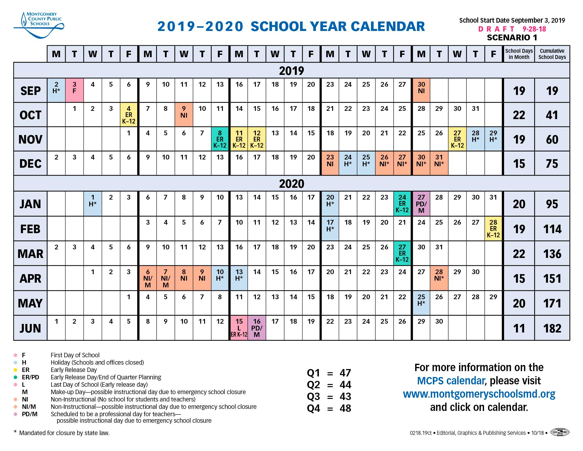 Cps Calendar 2020 2021 | Calendar Fall 2020