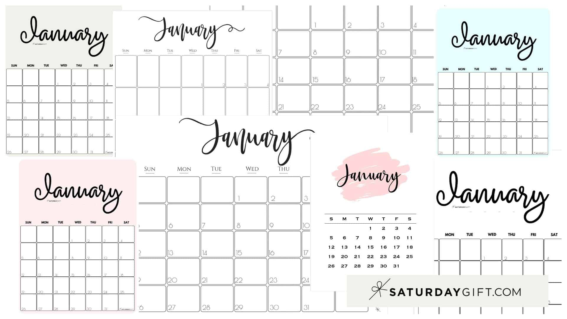 Free Calendars 2021 Printable