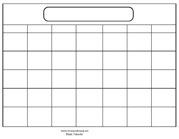 Fill In Calendars Calendar Printables Free Blank