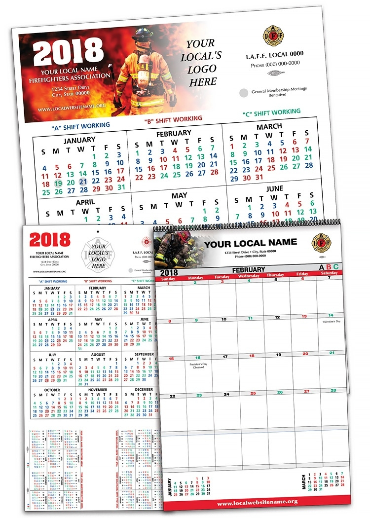 Fire Dept Calendar 2018 Printable – Template Calendar Design