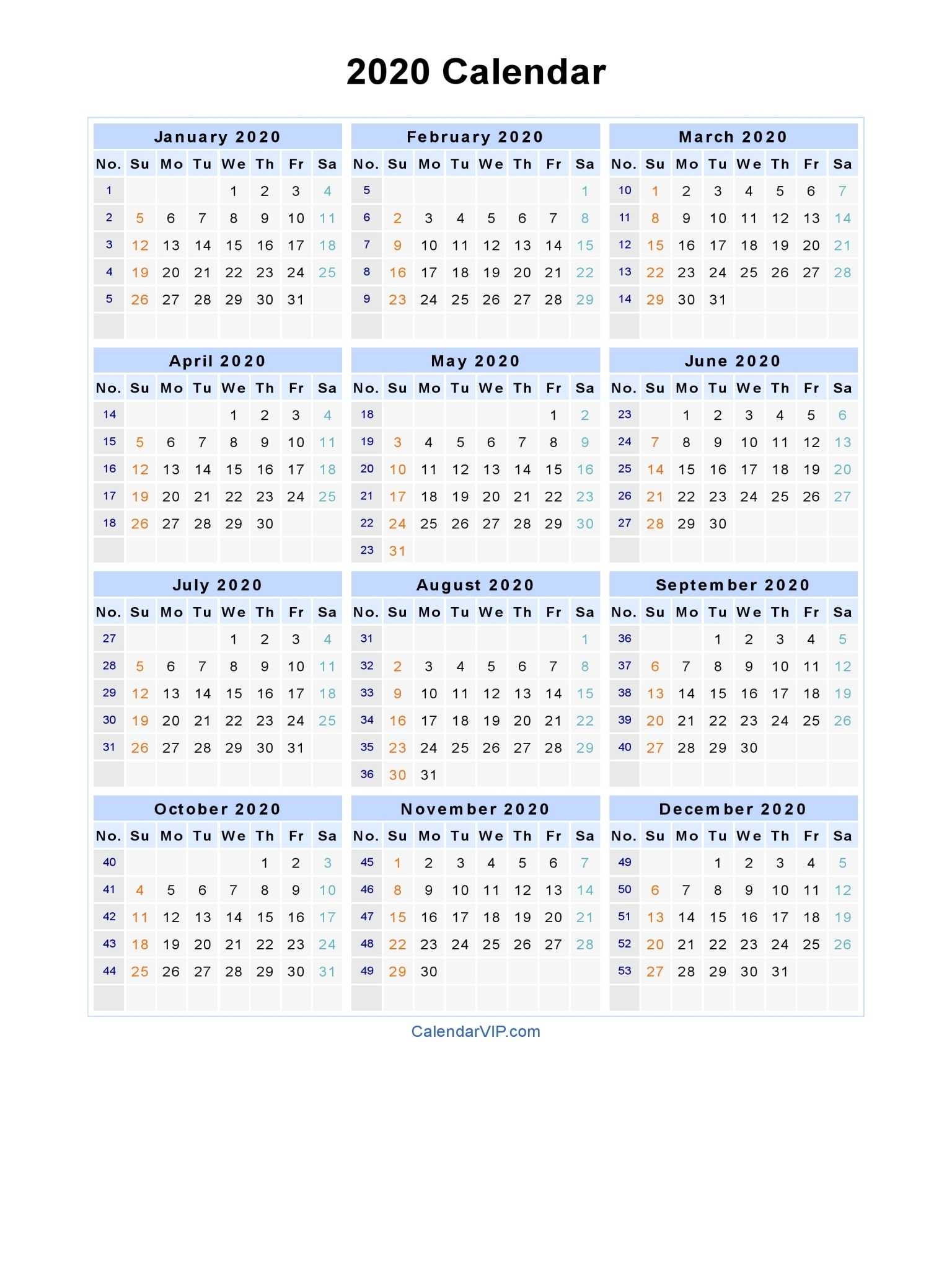 Free Printable Calendar Ireland 2020 | Month Calendar