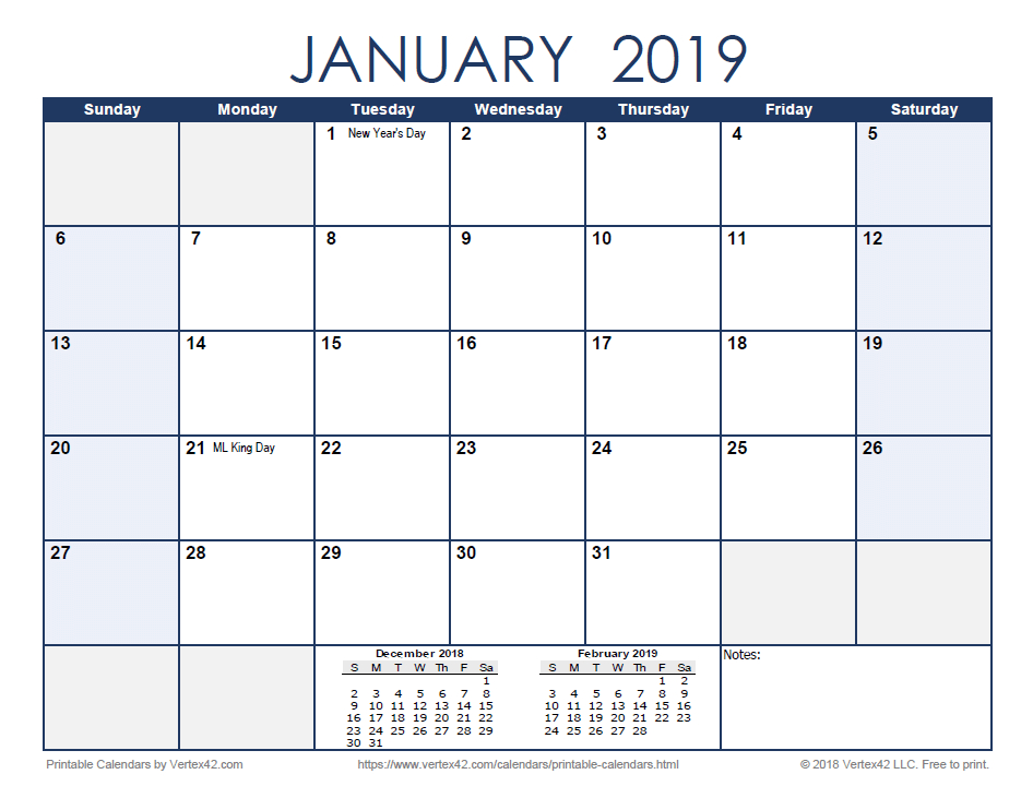 Free Printable Online Calendars