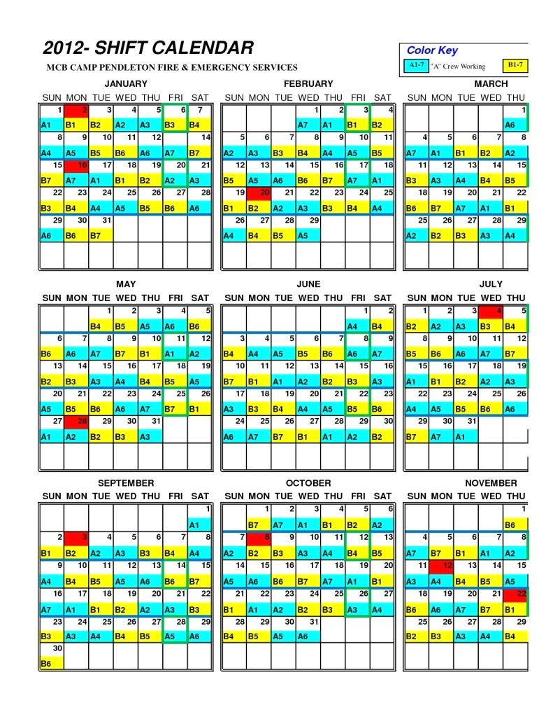 Lafd Shift Calendar 2022 Printable Template Calendar