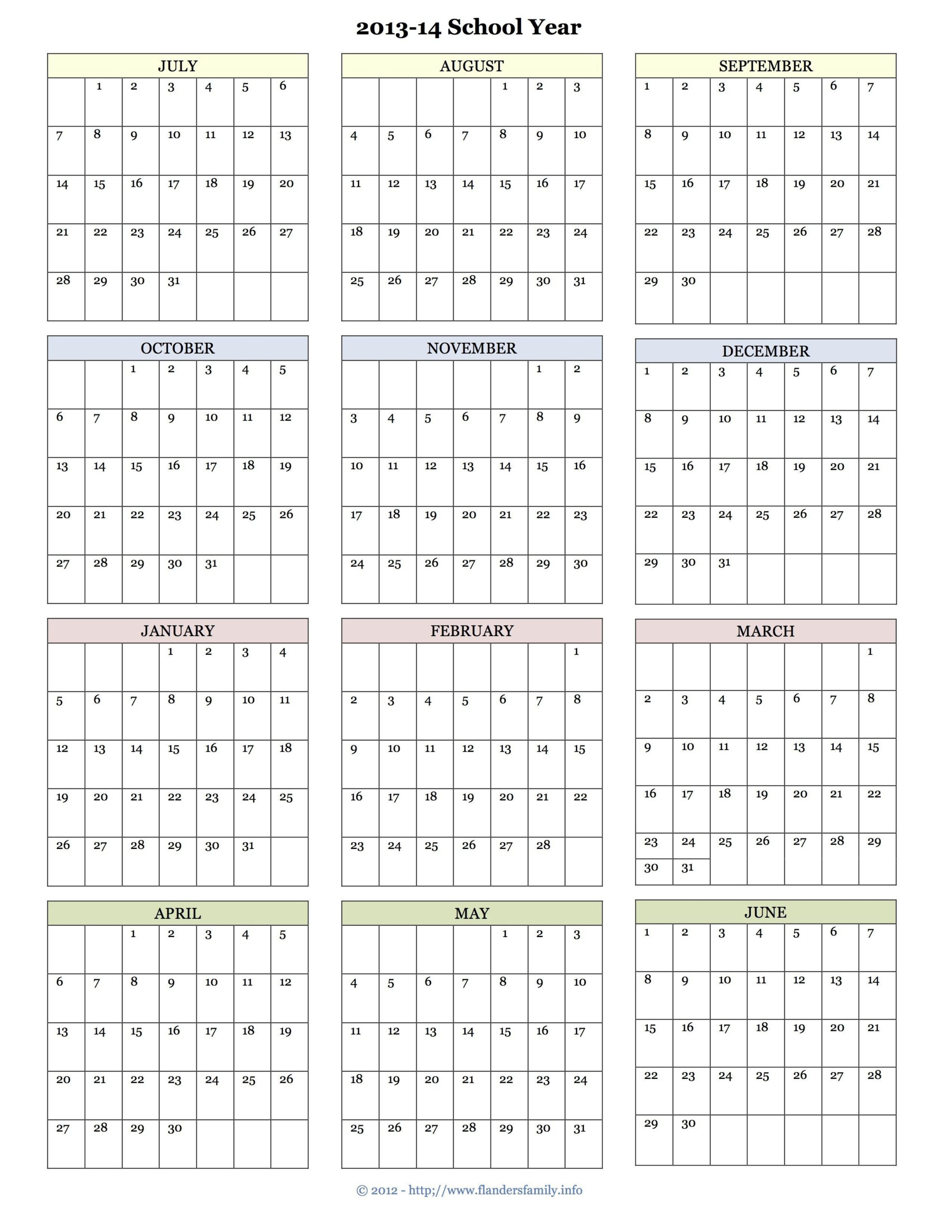 Printable 2020 2021 School Calendar | Printable Calendar