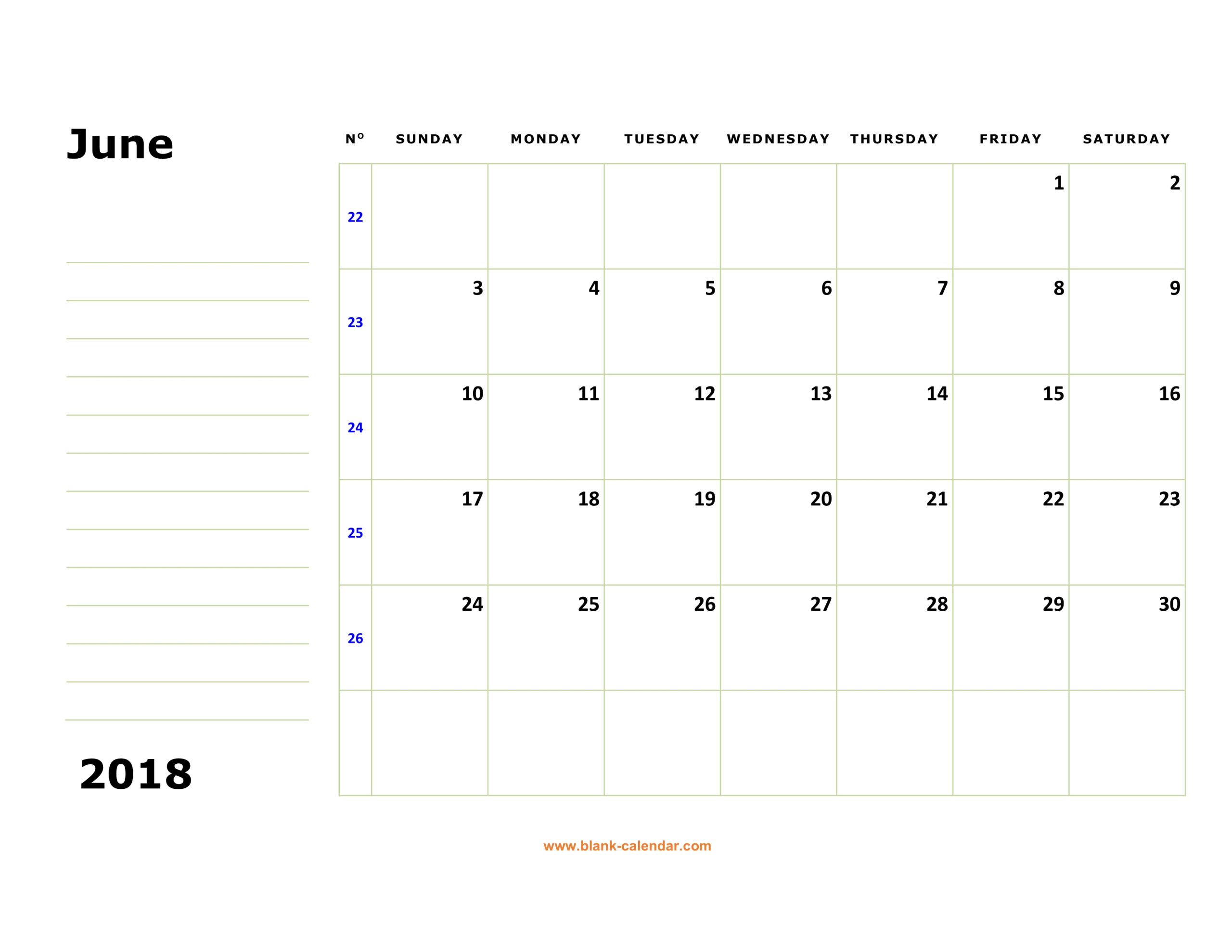 Printable Calendar Large Squares | Example Calendar Printable