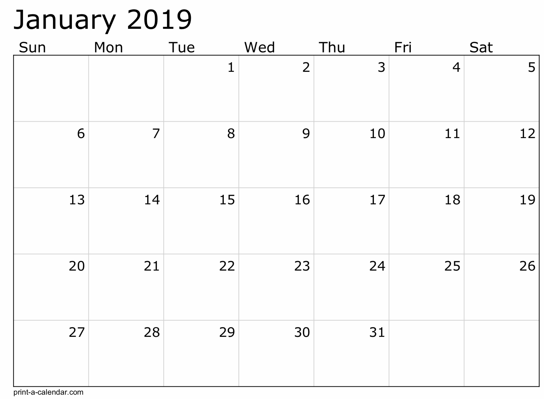 Printable Monthly Calendar 8.5 X 11 | Monthly Calendar